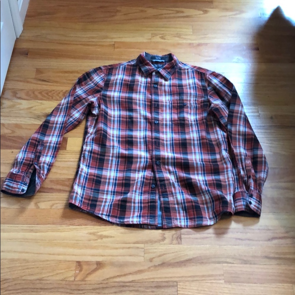 Nordstrom Men’s Medium Lined Plaid Shirt